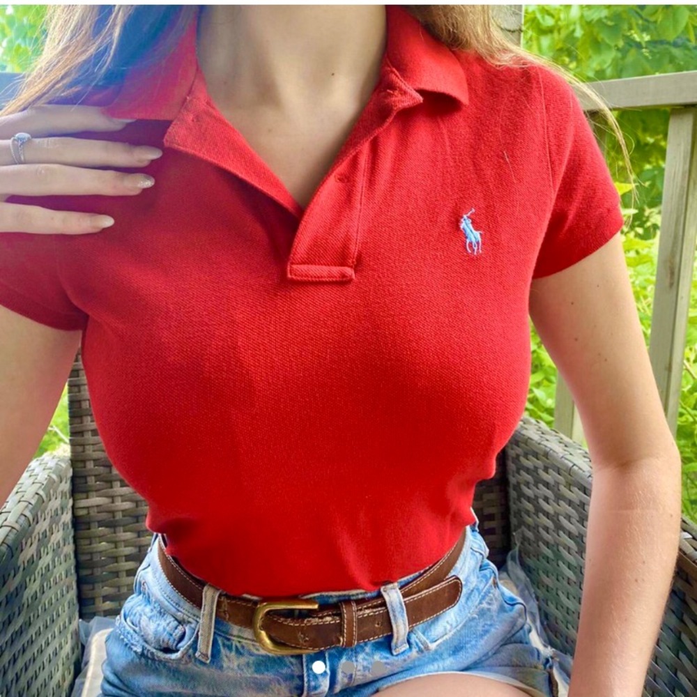 Red Ralph Lauren Polo Shirt